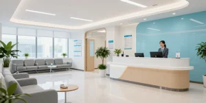 Akra Labs Shop für hochwertige medizinische Dienstleistungen und Patientenversorgung in einer modernen Klinik.