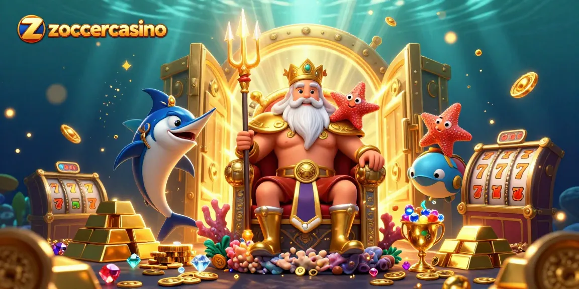 Experience exhilarating casino thrills at zoccercasino with enchanting underwater elements and vibrant treasures.